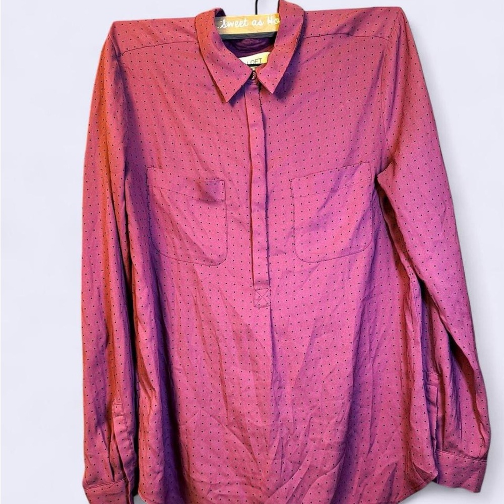 Pink Button-Up Shirt
